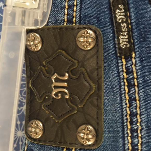 Miss Me Dark Blue  Bootcut Jeans - Picture 3 of 4